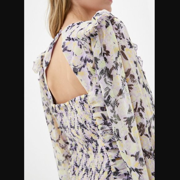 Free people Mabel Printed Blouse M - Picture 4 of 9